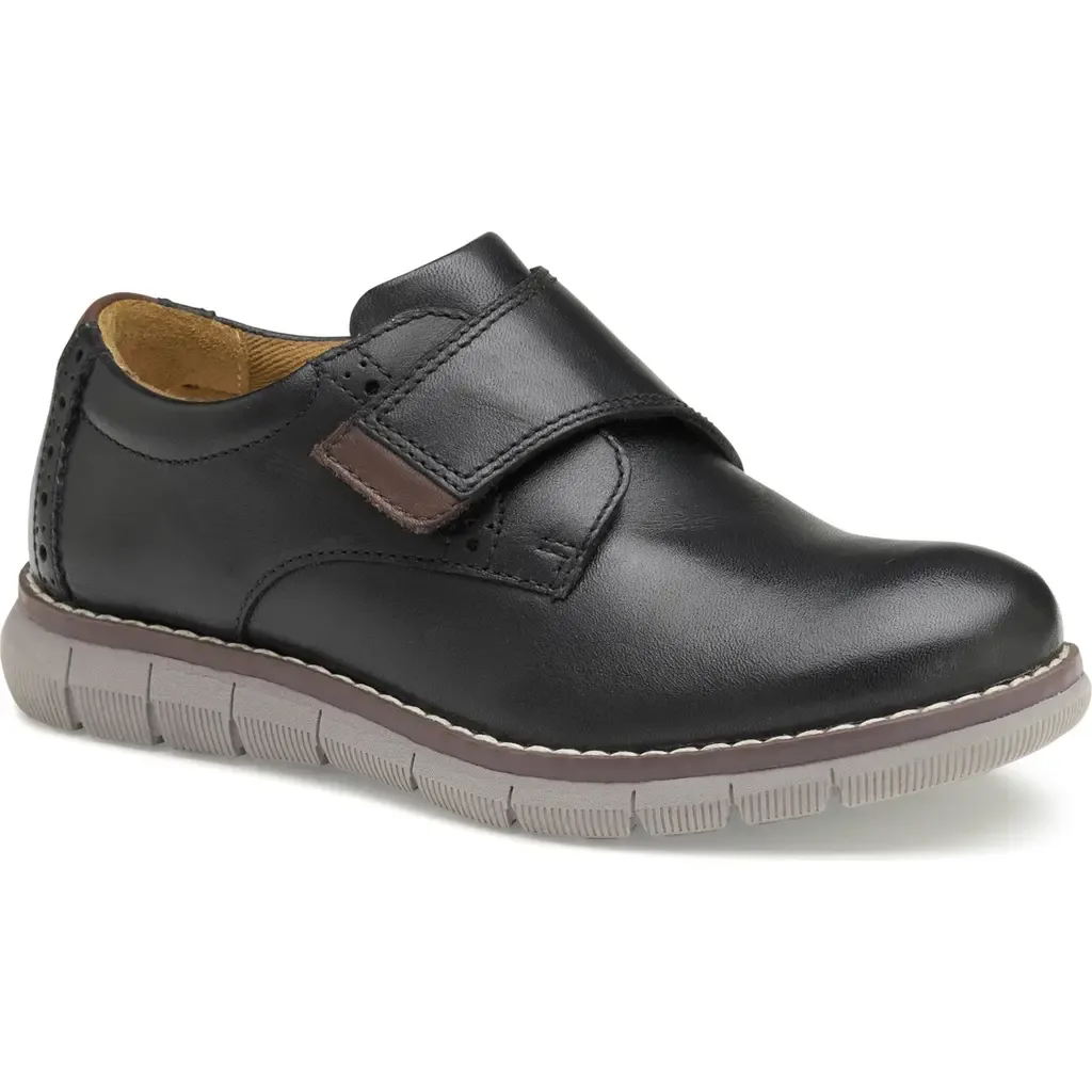 Holden Plain Toe Monk Strap Shoe by Johnston & Murphy