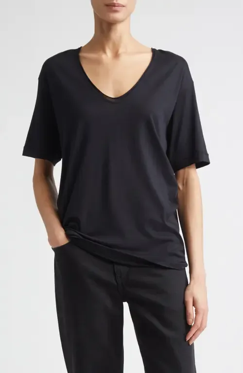 Silk Crepe T-Shirt by TOTEME