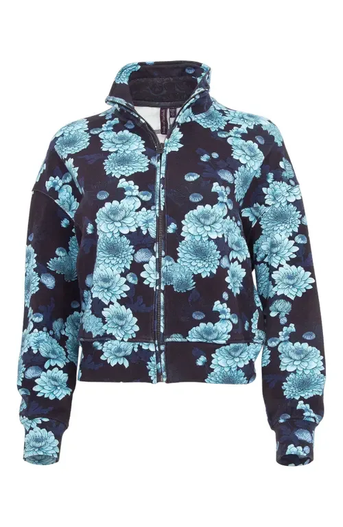June Brushed Knit Crop Jacket by Lords of Harlech