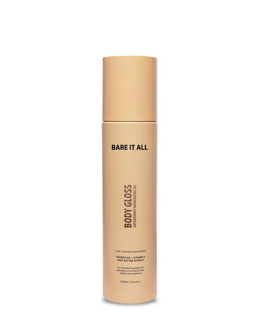 Body Gloss Antioxidant Nourishing Oil in Bronze by Bare It All