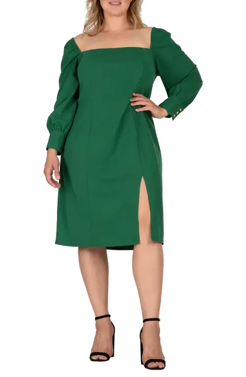 Long Sleeve Off the Shoulder Dress