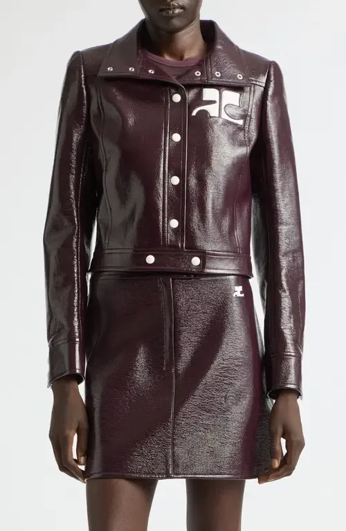 Re-Edition Vinyl Jacket by Courrèges