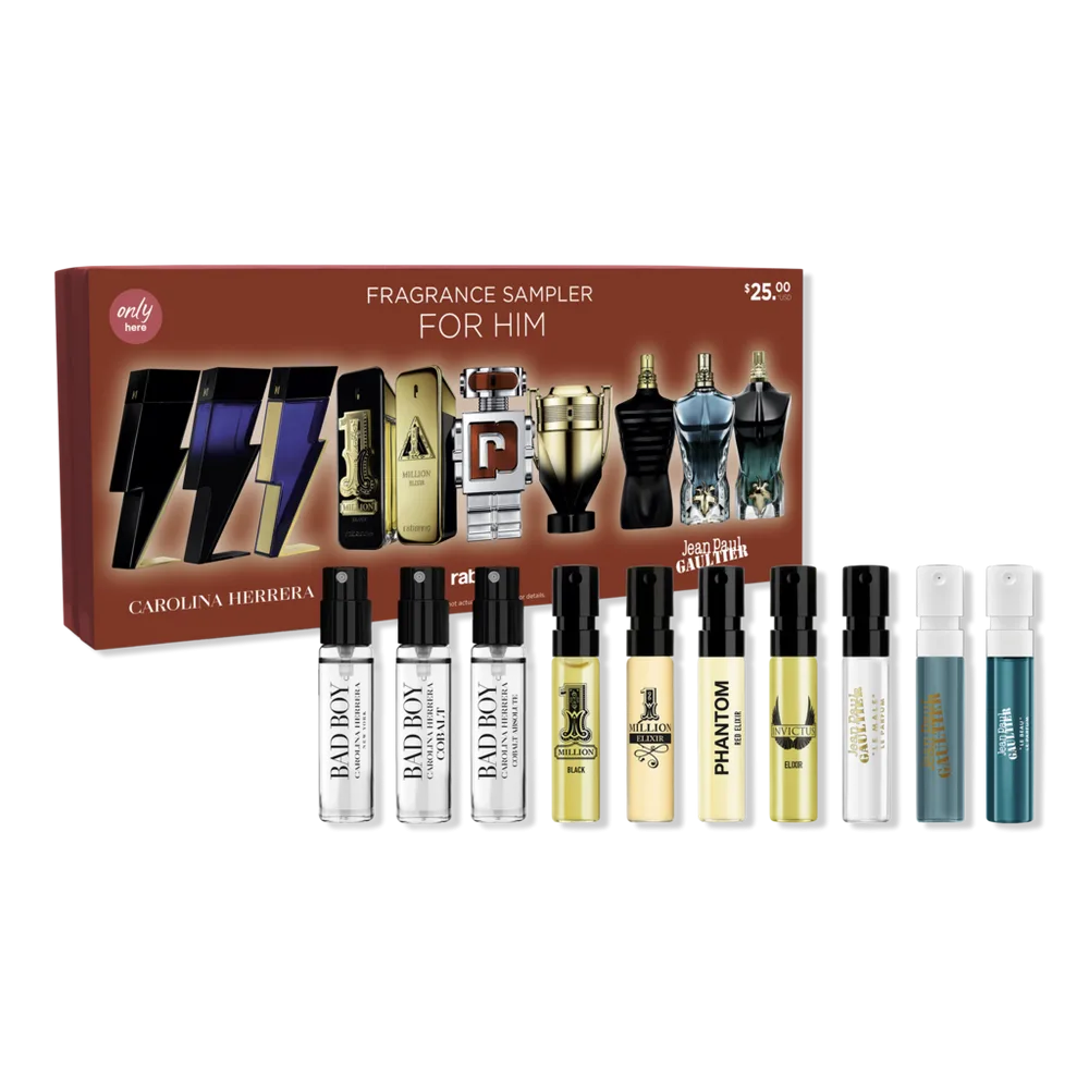 Cologne Discovery 10 Piece Sampler Gift Set by Rabanne