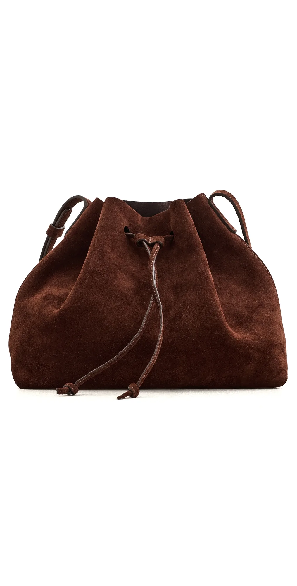 Secchio Suede Crossbody Bag by Mansur Gavriel