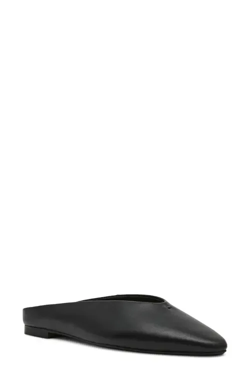 Sherman Mule in Black Leather by Steve Madden