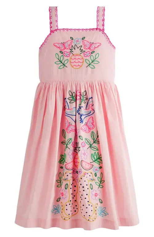 Embroidered Cotton Sundress by Mini Boden