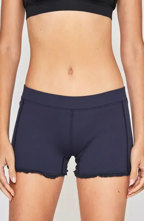 Lace Trim Shorts by L'ETOILE SPORT