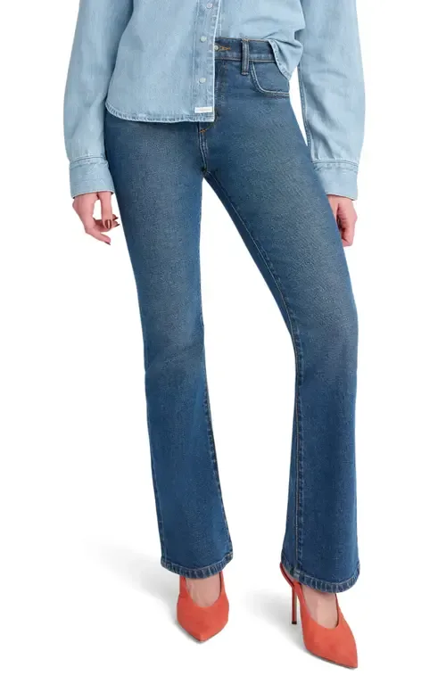 The Morgan Shortie High Waist Bootcut Jeans by Favorite Daughter