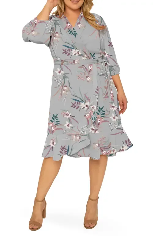 Kylie Ruffle Wrap Dress