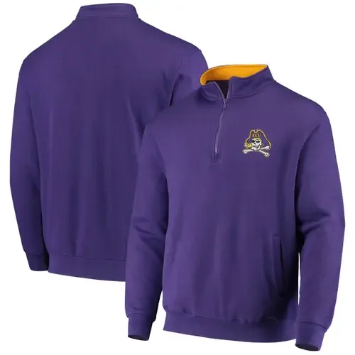 Colosseum ECU Pirates Tortugas Logo Quarter-Zip Jacket by COLOSSEUM