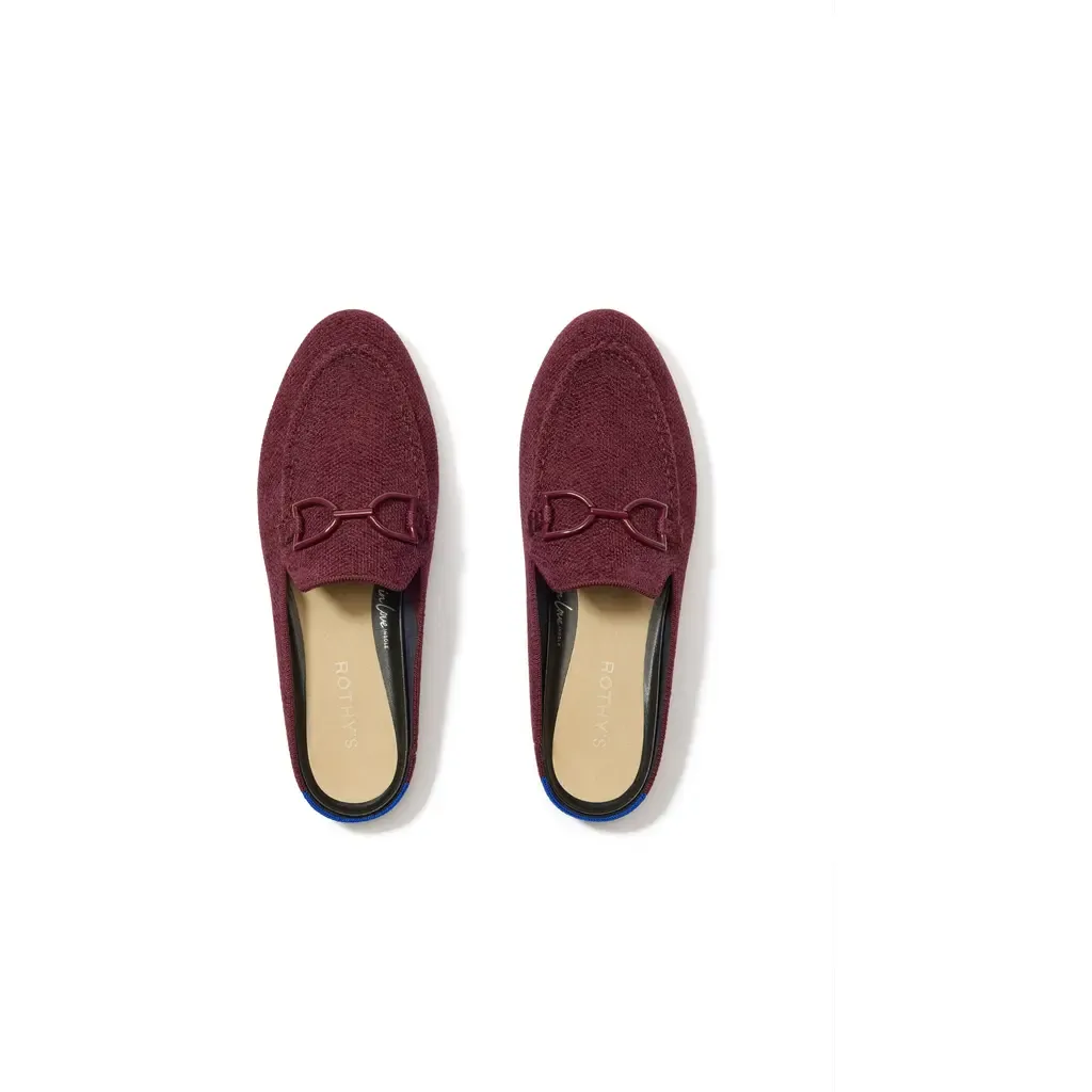 The ReVelvet Double Bit Loafer Mule by Rothy's