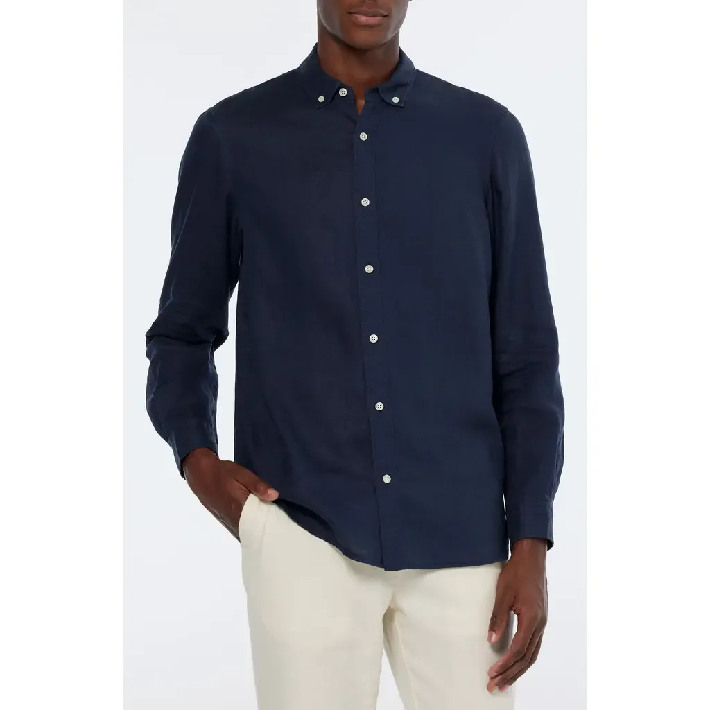 Linen Button-Down Shirt by Scotch & Soda
