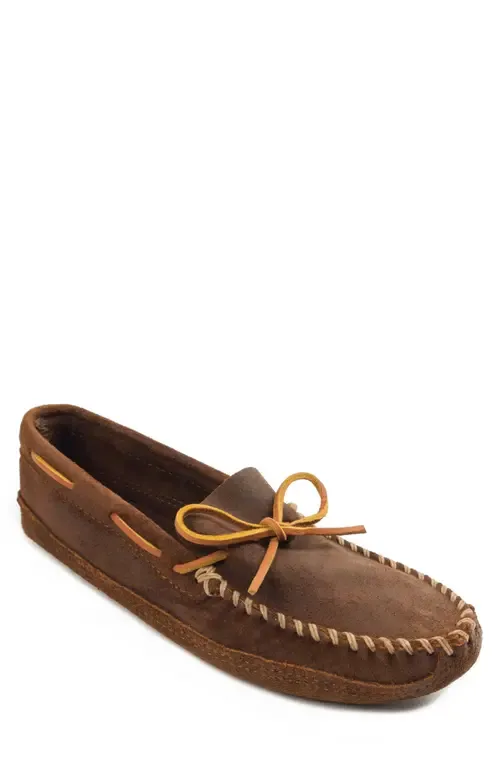 Suede Sole Loafer by Minnetonka