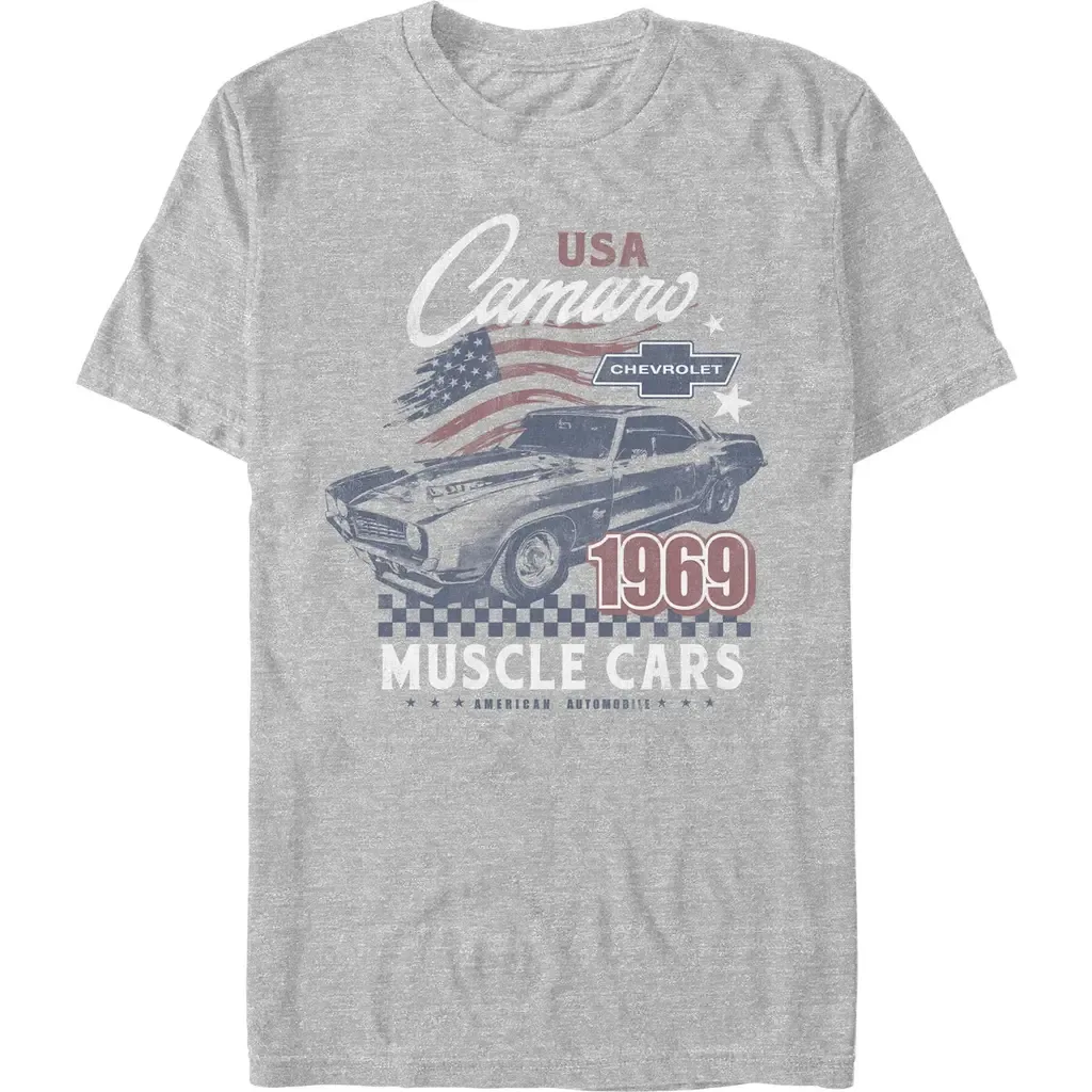 Camaro Muscle Cars Short Sleeve Graphic T-Shirt by General Motors