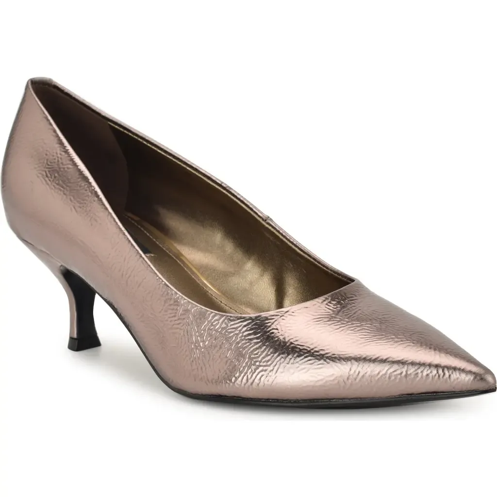 Sisko Pointed Toe Kitten Heel Pump by Nine West