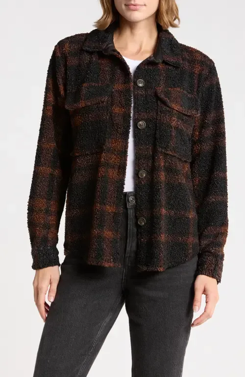 Tory Boxy Crop Plaid Shacket by beachlunchlounge