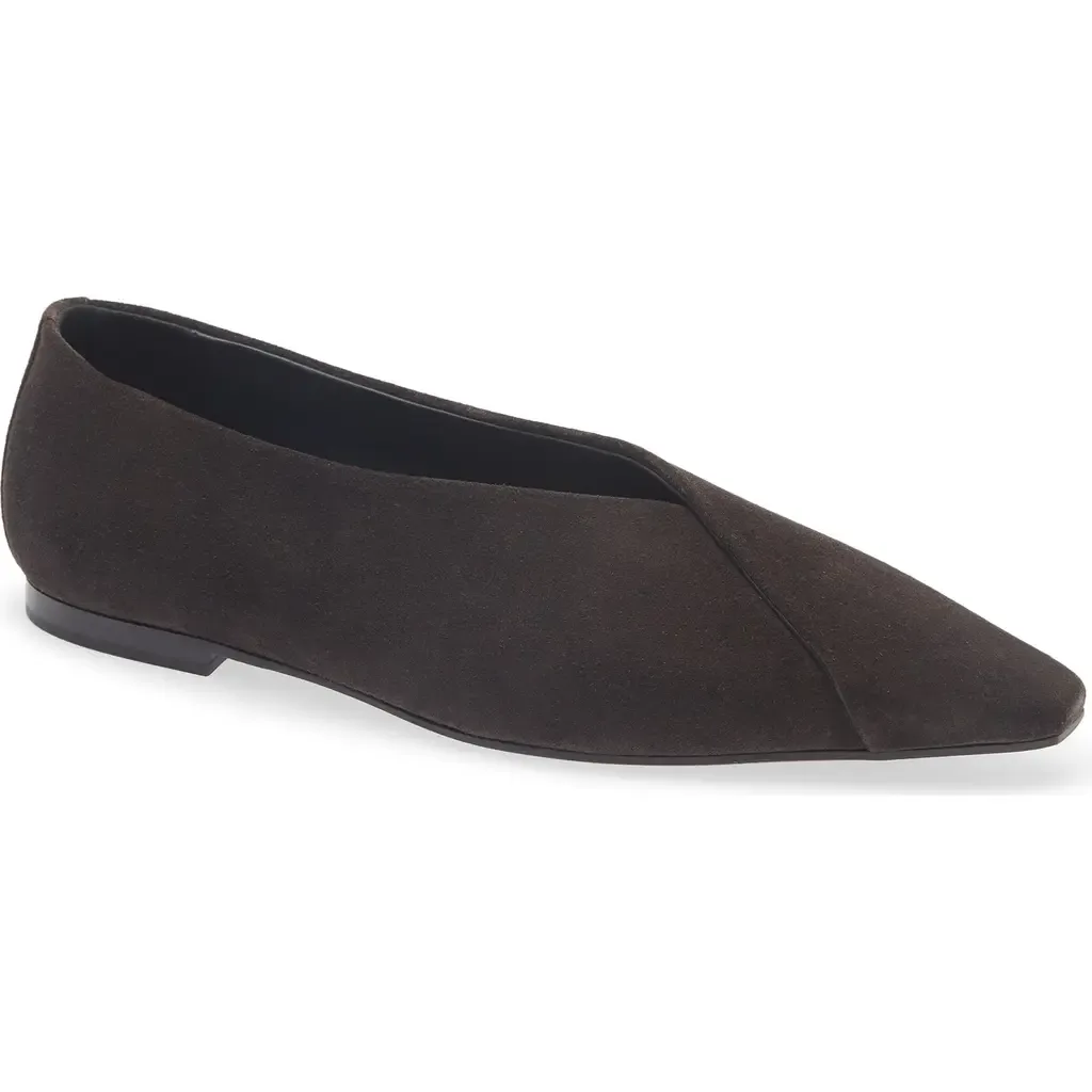 Suede Wrap Flat by Brunello Cucinelli