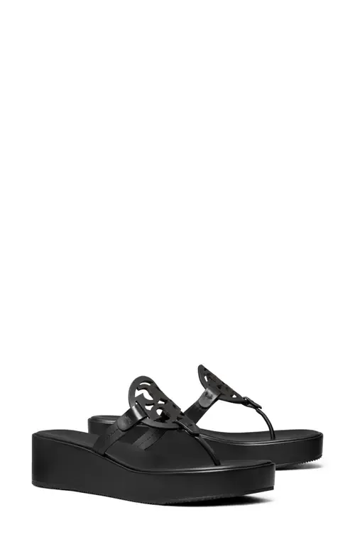Miller Platform Wedge Flip Flop by Tory Burch