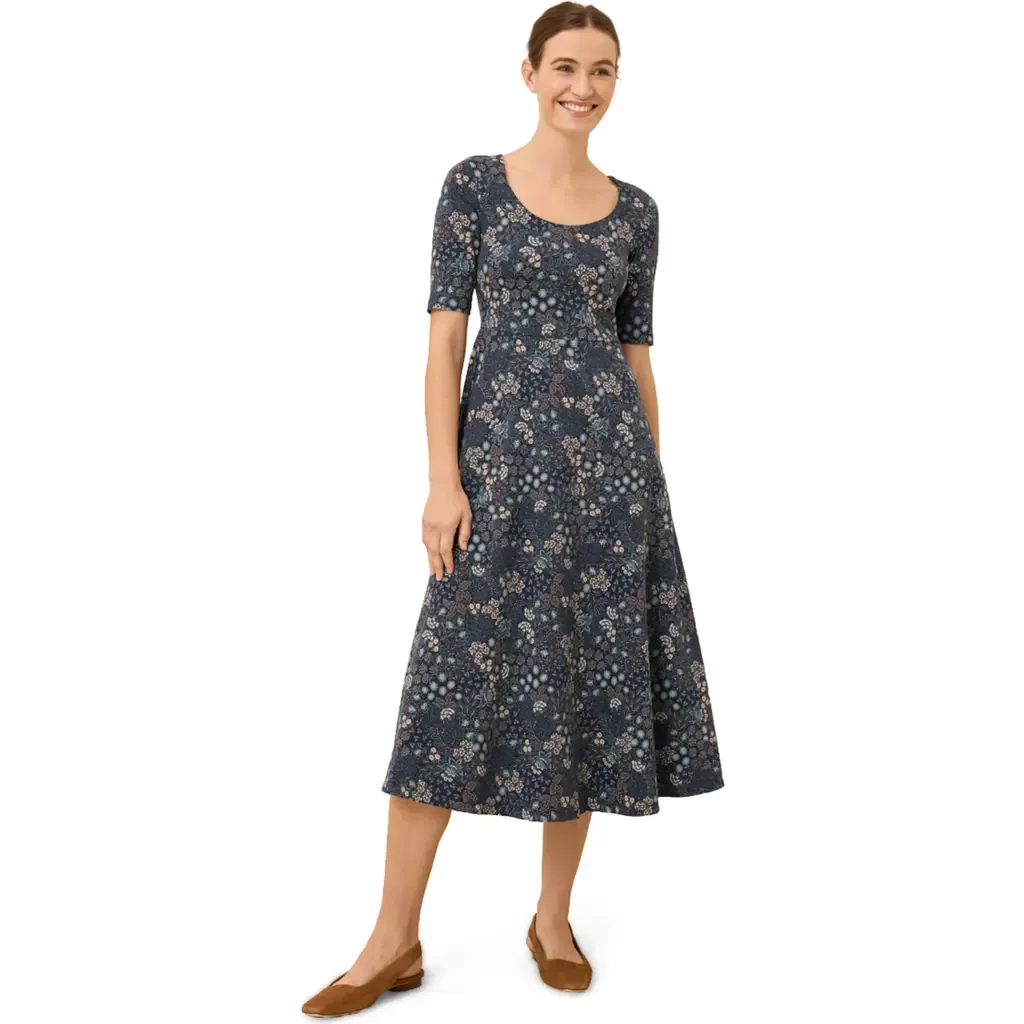 Fit & Flare Signature Scoop Dress Made with Organic Cotton by Pact