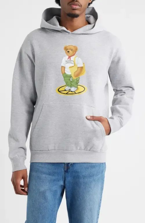 Stand for Peach Bear Graphic Hoodie by MARKET