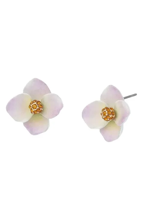 Flower Stud Earrings by Betsey Johnson