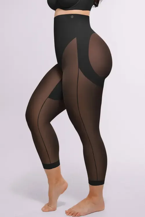 High Waist Butt-Lifting Shaping Capri by Shapellx