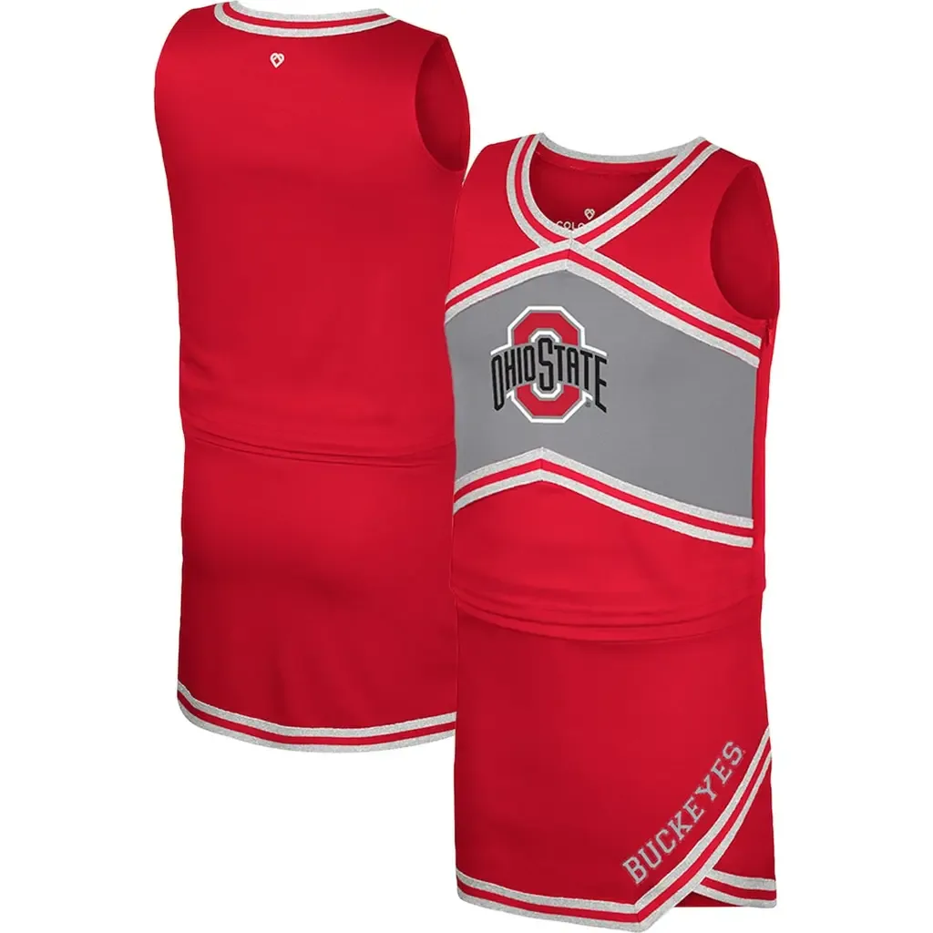 Colosseum Ohio State Buckeyes Cheerleader Top & Skirt Set by COLOSSEUM