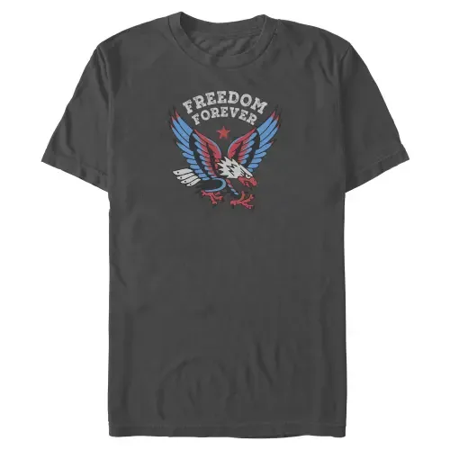 America Freedom Forever Short Sleeve Graphic T-Shirt
