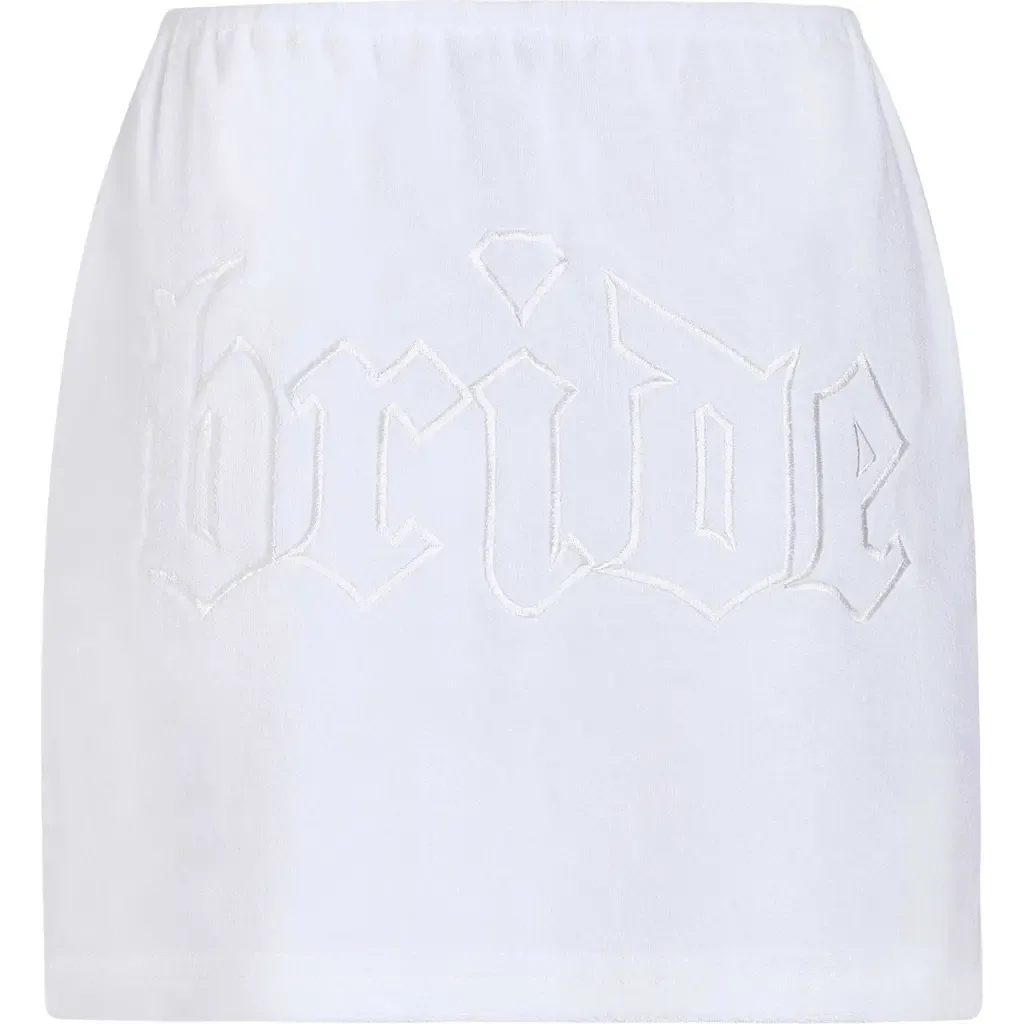 Terry Bride Midi Skirt by BRIDEMERCH