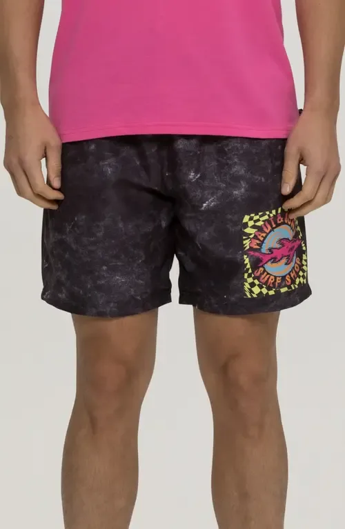 Surf Shop Microfiber Swim Trunks by Maui & Sons