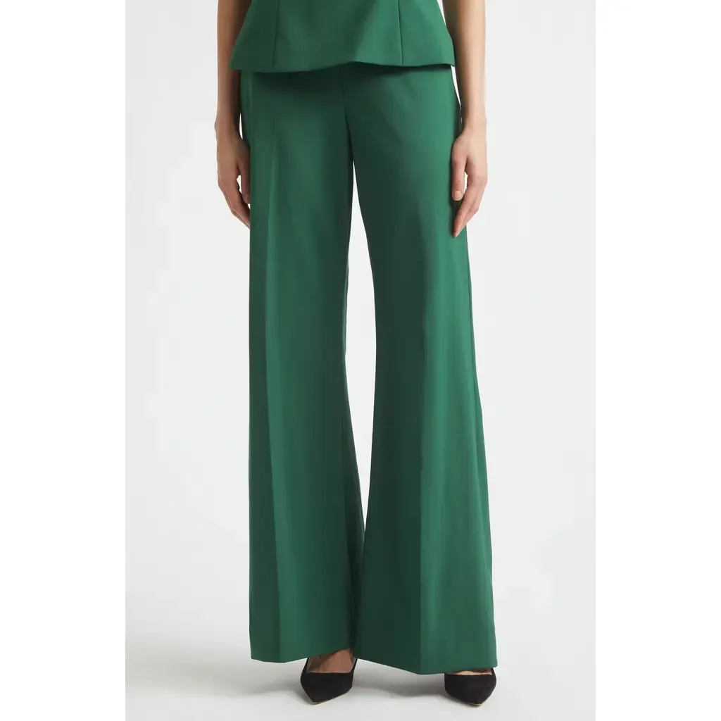 Diane High Waist Wide Leg Pants by Carolina Herrera