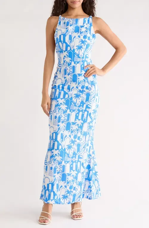 Mizie Open Back Maxi Dress by SUGARLIPS
