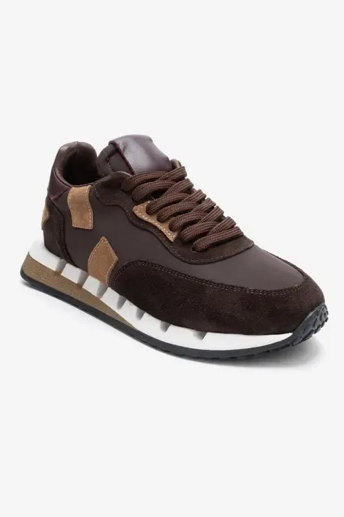 Vian Leather Platform Sneaker by Forever & Always Shoes