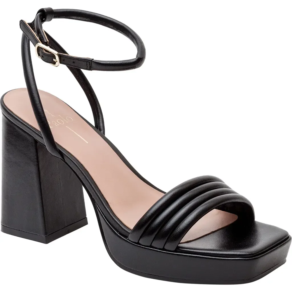Eve Ankle Strap Platform Sandal by Linea Paolo