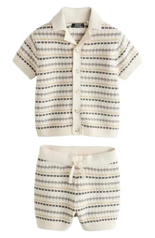 Knit Shirt & Shorts Set by NEXT