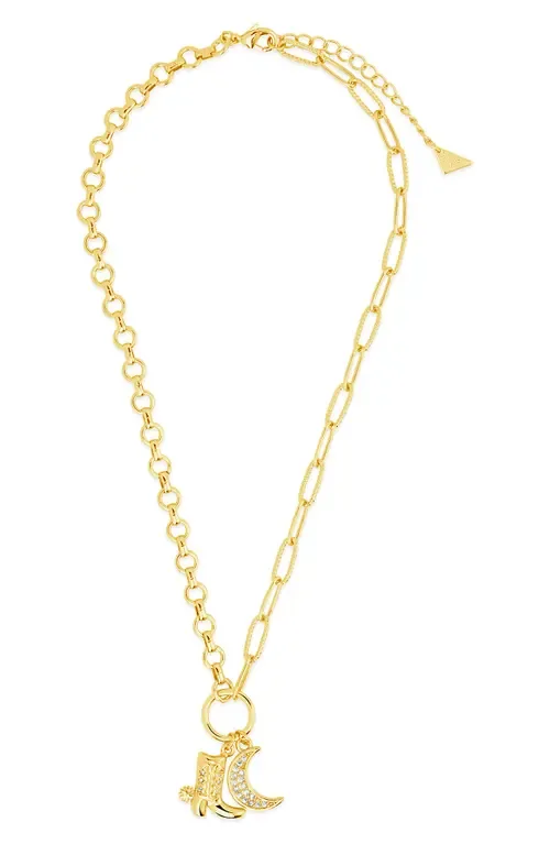 Kelsea Cubic Zirconia Charm Pendant Necklace by Sterling Forever