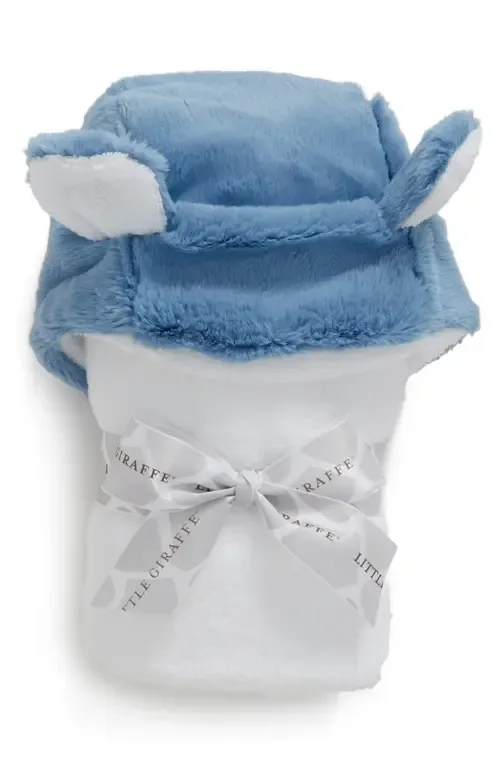 Luxe Faux Fur Hooded Towel by Little Giraffe
