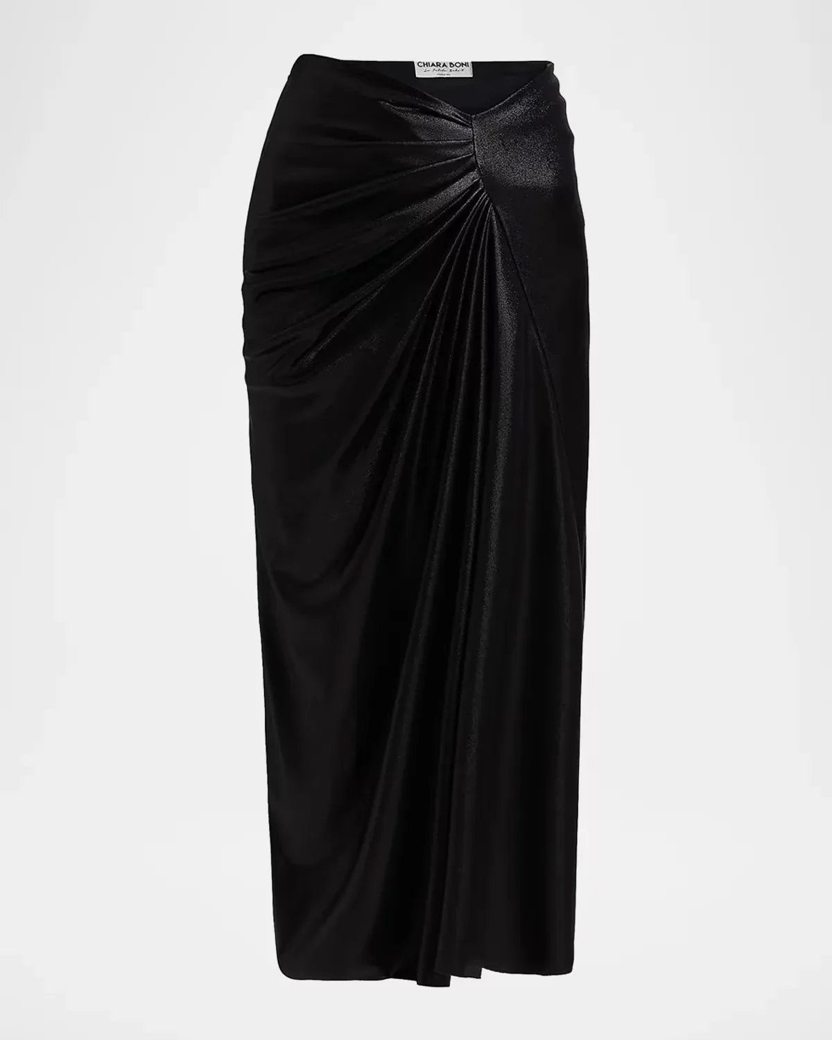 Rahma Splendid Relaxed-Fit Ruched Midi-Skirt