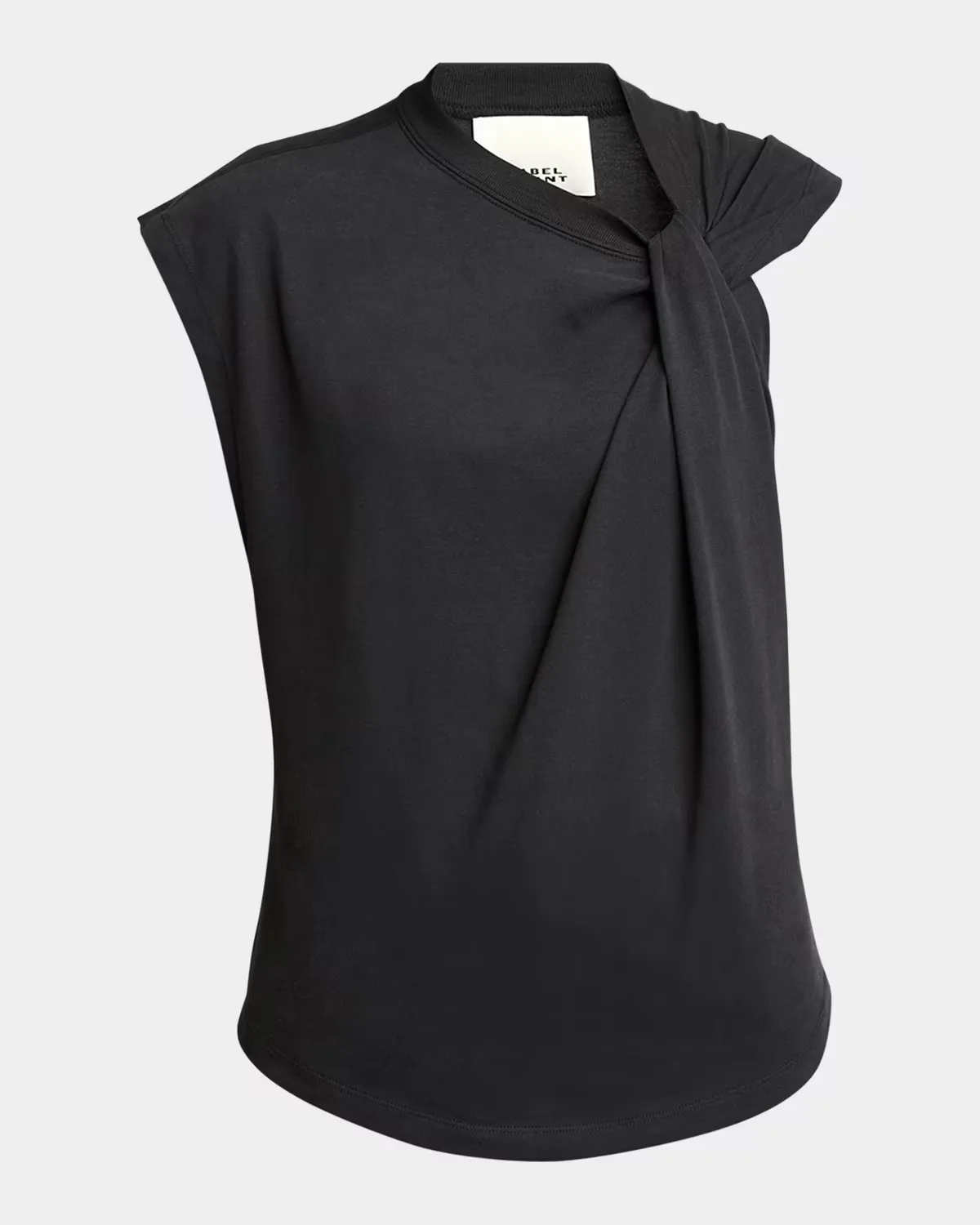 Nayda Twisted Cap-Sleeve T-Shirt by Isabel Marant