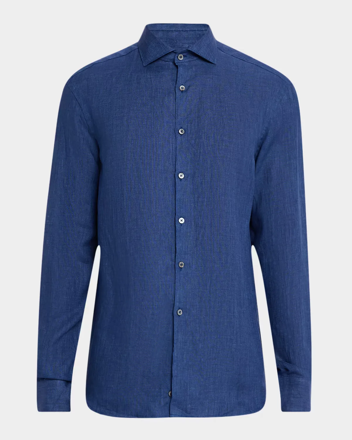 Linen Casual Button-Down Shirt by Canali