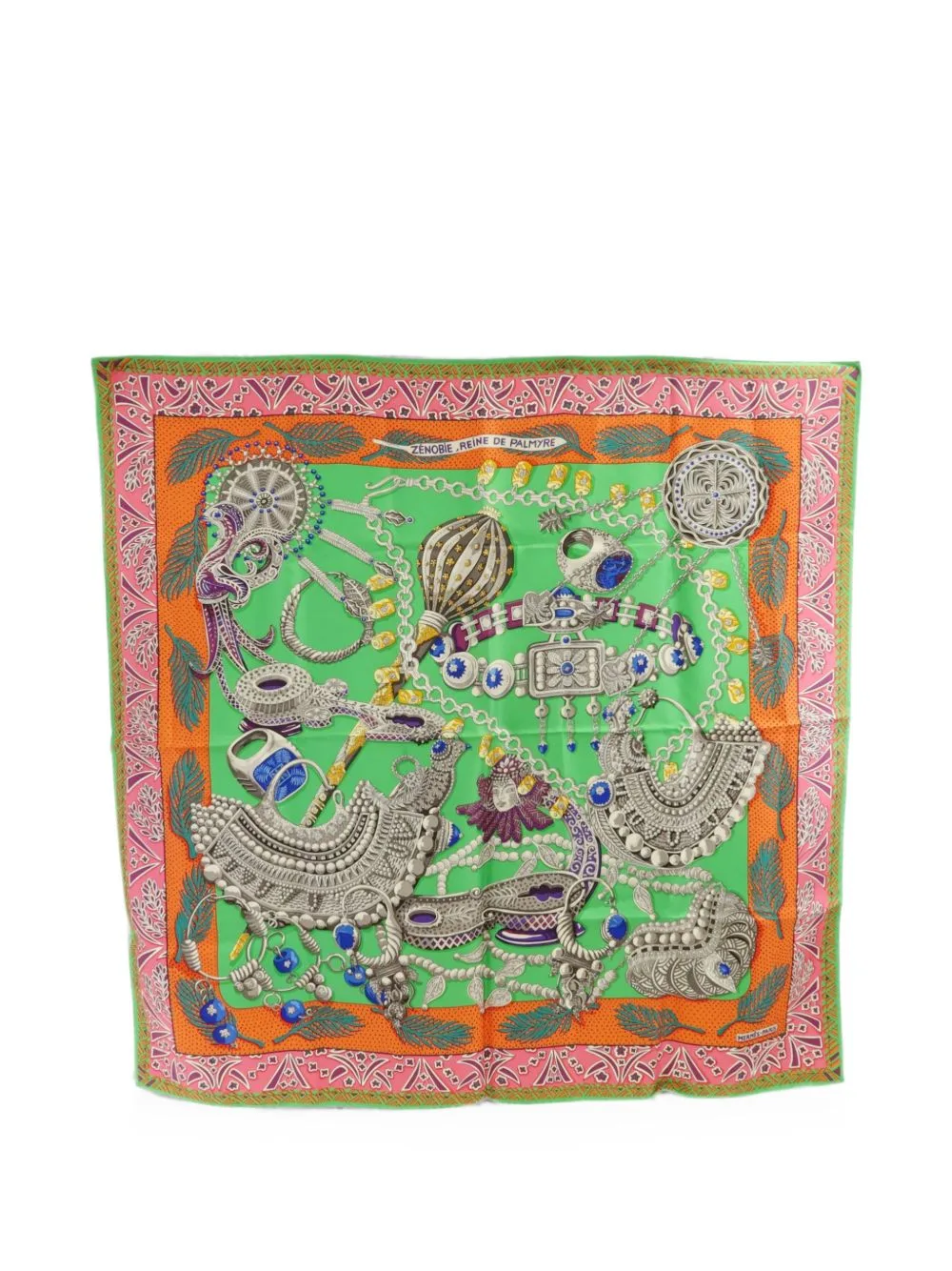 Zenobie Reine De Palmyre Scarf by Hermès Pre-Owned