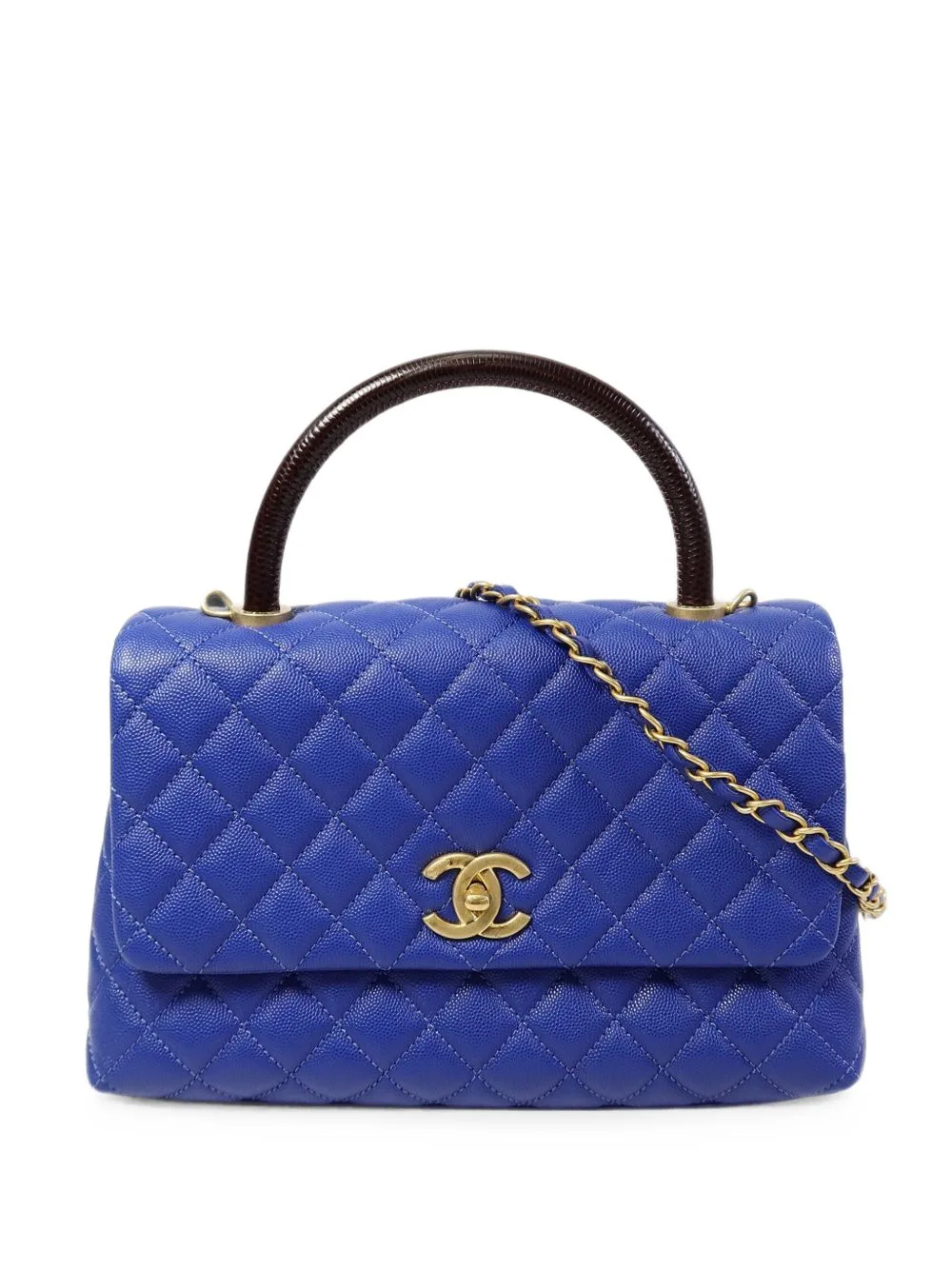 Coco Handle Quilted Tote Bag by CHANEL Pre-Owned