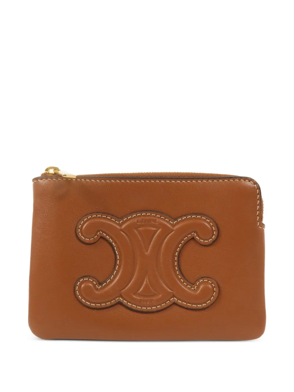 Triomphe Coin Pouch by Celine Pre-Owned