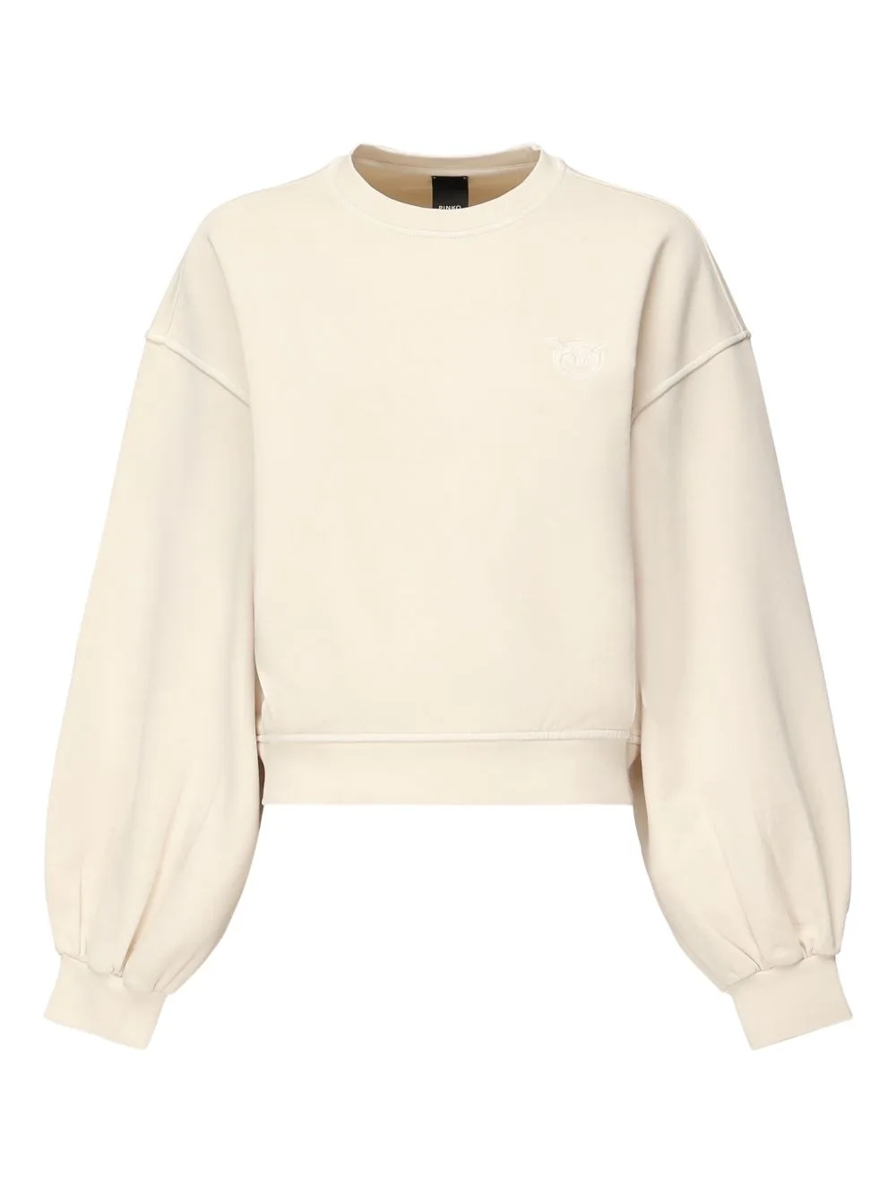 Embroidered Balloon-Sleeve Sweater by PINKO