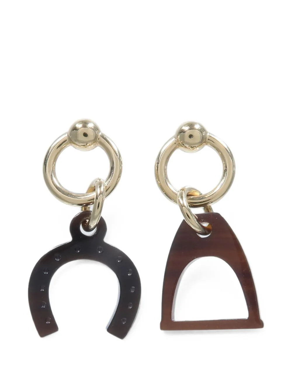 Amulette Equestre Earrings by Hermès Pre-Owned