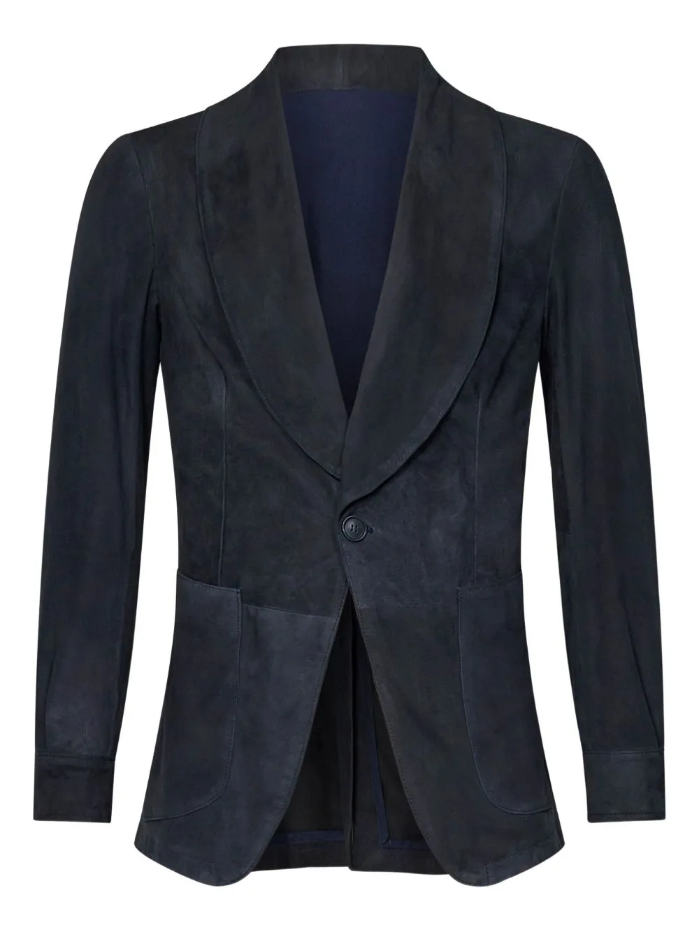 Shawl-Collar Patch-Pocket Blazer by FRANZESE COLLECTION