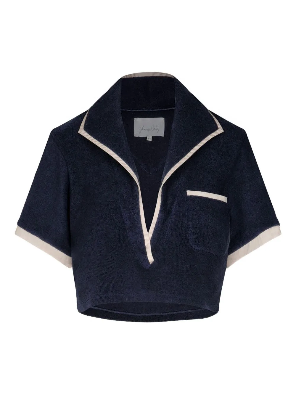 Misty Hem Polo Shirt by Johanna Ortiz