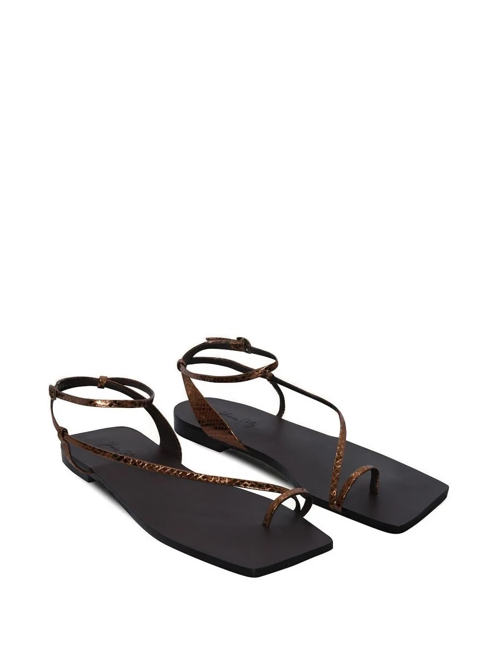 Flamenco Echoes Leather Sandals by Johanna Ortiz