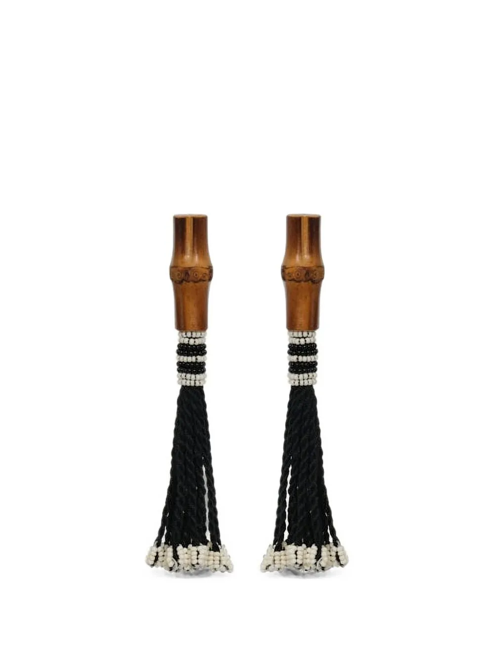 Gaucho of the Bamboo Road Tassel Earrings by Johanna Ortiz