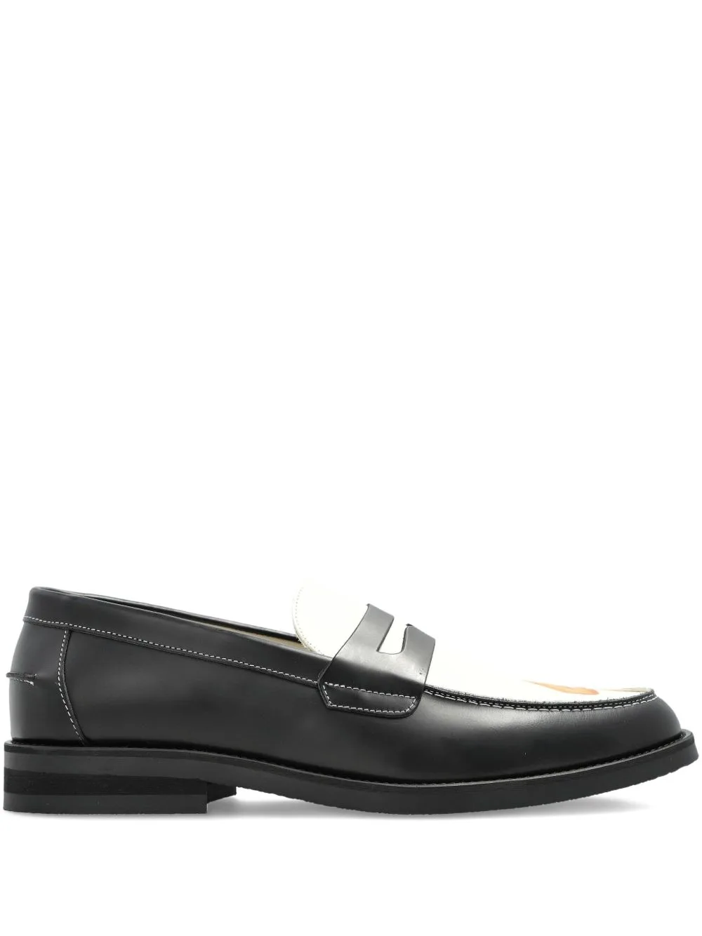 Wilde Printed Leather Loafers by DUKE & DEXTER